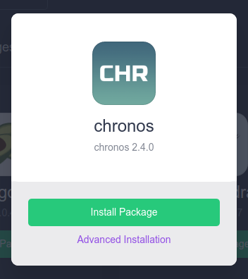 DC/OS Chronos install confirm